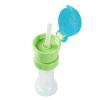 Reusable Kids' Water Bottle Lid with Straw view 1