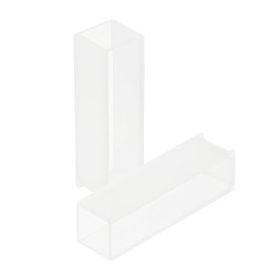 10 mm Glass Cuvettes, 2-Pack for Spectrophotometers