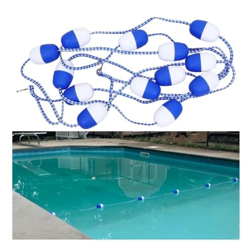 Pool Lane Divider Safety Barrier with Hooks, 2.3–164 ft