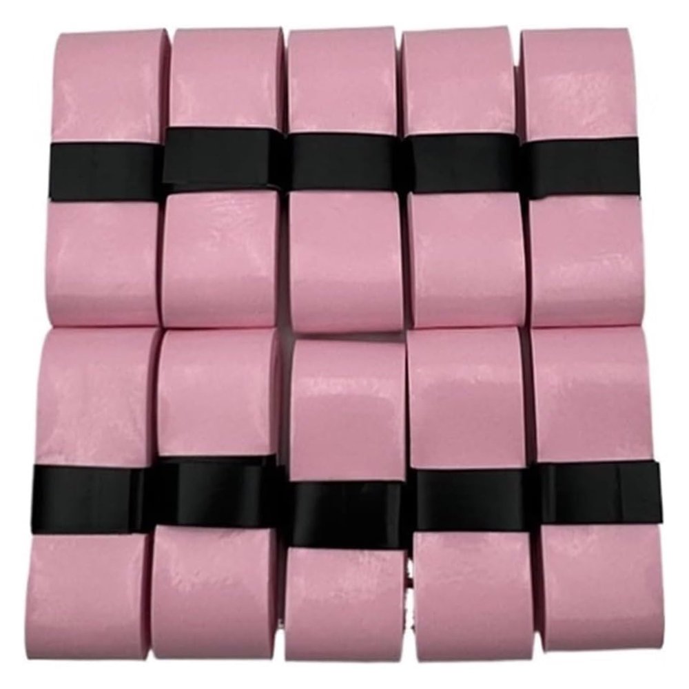 LQZAXSRDR Grip Tape for Badminton and Tennis-Padel Rackets, 10 Pieces, Pink