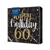 PAW - Colorful Napkins 20 Pack | 33x33 cm Paper Napkins for Parties | Golden Birthday 60 Theme view 1