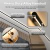 Up-and-Down Swiveling Illuminated Porch Handrail, 18 m Long, for Villa Hallways, Wall-Mounted Grip (6.9 m/22.6 ft) view 4