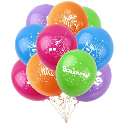 Tourima 10 Pack 12-Inch Balloons for School Start