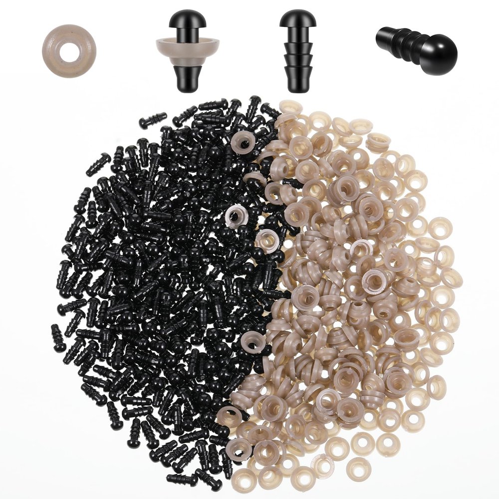 Larrel 300 Pcs Safety Eyes for Crochet Toys