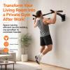 Zinueen Wall-Mounted Pull-Up Bar, 200 kg Capacity, Multi-Grip Design for Home Workouts view 3