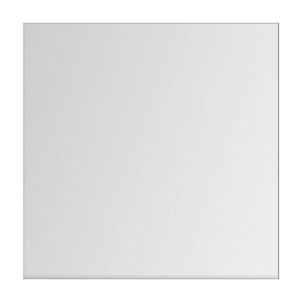6061 Aluminum Plate, Square, Silver, 150 x 150 x 6 mm, 1 Piece