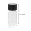 Gadpiparty 20-Pack 3 mL Glass Reagent Bottles with Caps view 2