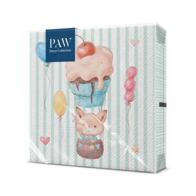 PAW - Colorful Napkins 20 Pack