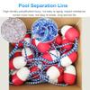 Swimming Pool Lane Divider Rope with Buoys view 3