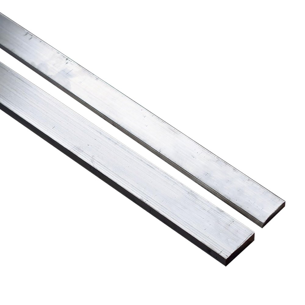 6061 Aluminum Flat Bars, 2-Pack, 8 × 40 × 200 mm