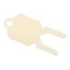 jojofuny White Plastic Key for Paper Towel Dispensers, Modern Design view 1