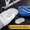 1060 Aluminum Disc Plates, 2-Pack, 4 in (100 mm), 0.02 in (0.5 mm) Thick view 4