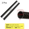 Wzmazingly 2-Pack Matte 3K Carbon Fiber Tubes, 13 x 11 x 1000 mm, Black view 2