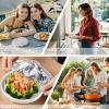 Reusable Bowl Covers - Aluminum Foil Food Storage Lids view 4