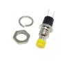 100PCS 7mm PBS-110 Momentary Push Button Switch, NO, Yellow view 1