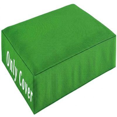Generic Outdoor Cushion Cover, Water-Resistant Oxford Fabric, Zippered Replacement Cover, Green, 43 x 40 x 5 cm