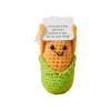 Handmade Crochet Toys - Corn-Shaped Desk Decor with Card view 1