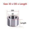 Aqxypas ID 26/27/28/29/30/31/32 mm Bearing Steel Bushing, Round Hollow Shaft Sleeve, Wear-Resistant Guide Spacer, OD 30–45 mm, Length 5–80 mm (30 x 40 x 23 mm) view 2