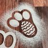Easter Bunny Paw Print Stencil view 3