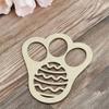 Easter Bunny Paw Print Stencil view 4