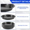 Luoilba 12-Piece Round Pizza Pan Set, 20 cm, Steel, Nonstick view 3