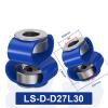 TNPLKIUYT Aluminum Plum Coupling LS-D-D27L30 Encoder Coupling, 4 mm × 9 mm view 2