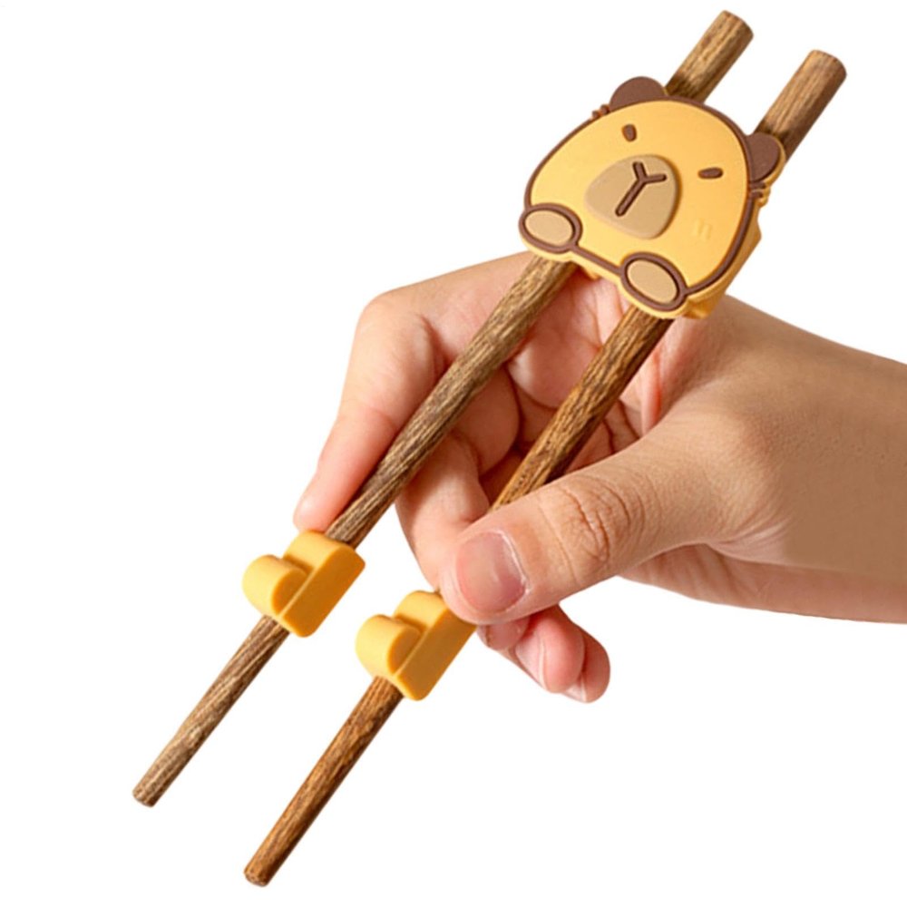 Beginner's Chopsticks - Capybara Design for Left and Right Hands