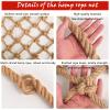 Outdoor Climbing Net for Children & Adults - Sturdy Rope/Webbing for Swings, Playgrounds & Treehouses (3 x 4 m / 9.9 x 12.12 ft) view 2