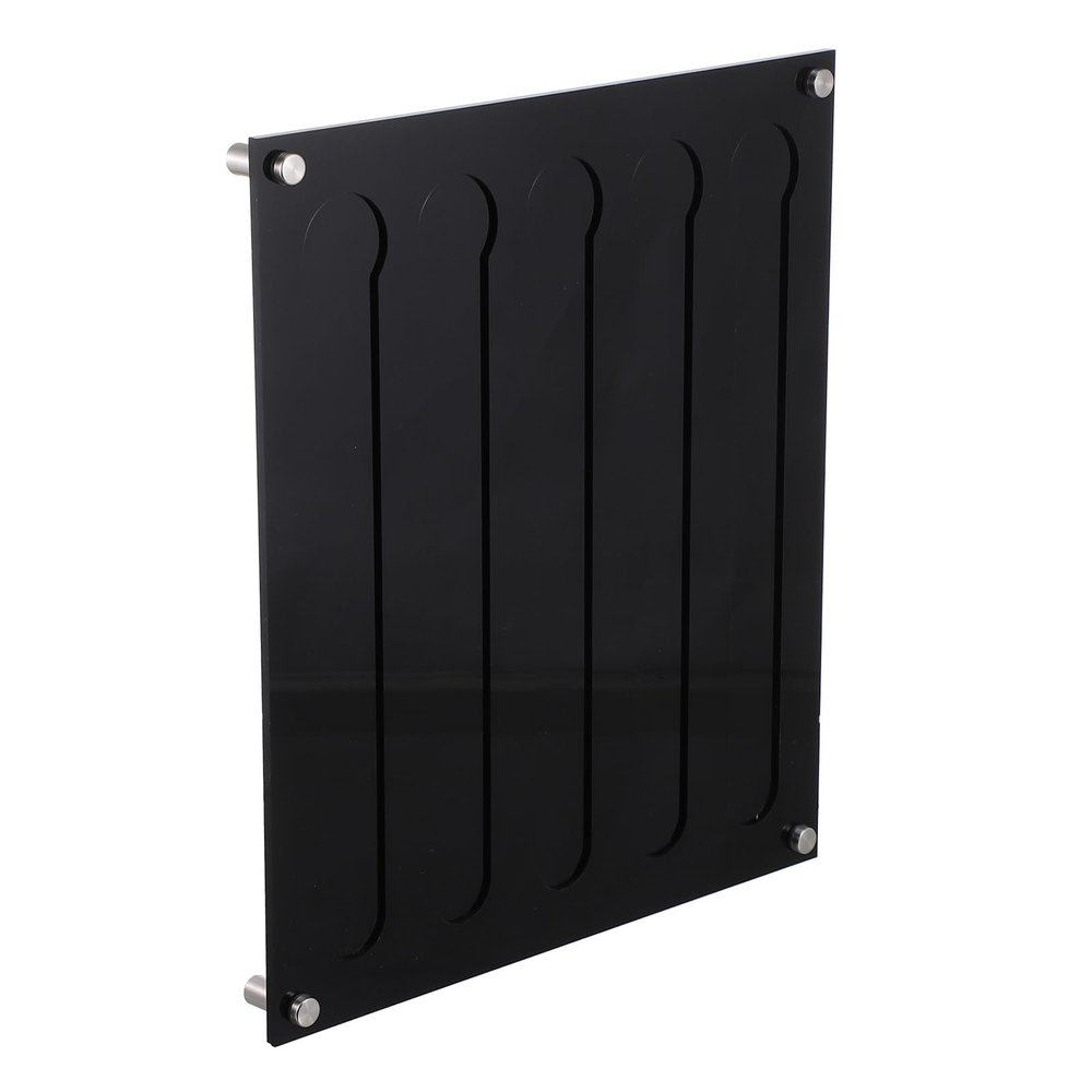 HOMOCONO Wall-Mounted Black Acrylic Coffee Capsule Holder for Home and Office