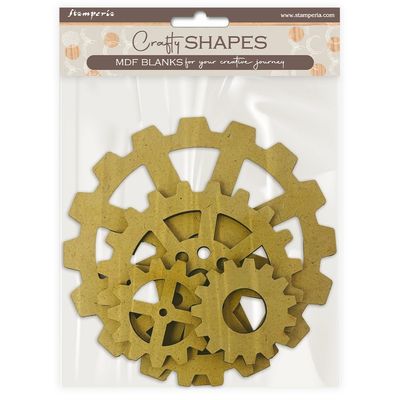 Stamperia - Crafty Shapes for Scrapbooking and More (Gardens of Time, Gears)