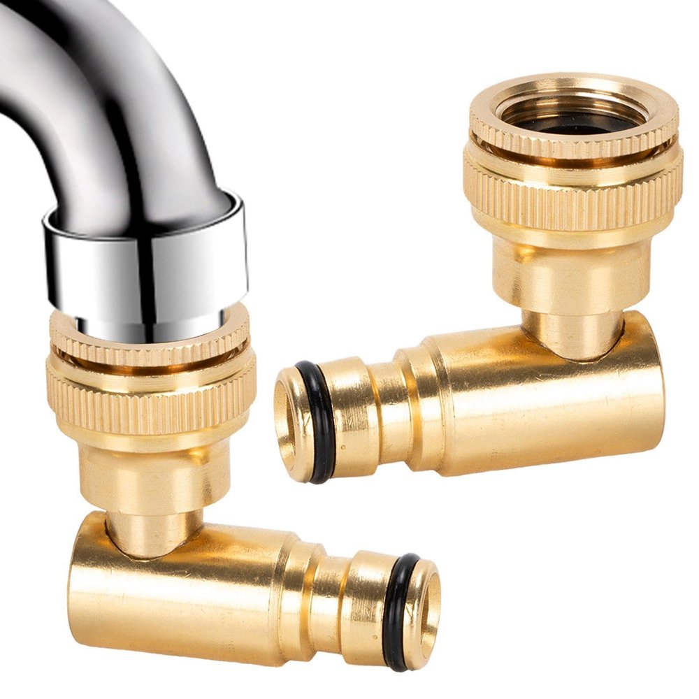 Hose Adapters, 2-Piece 1/2 and 3/4-Inch Universal Connections