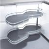 Corner Kitchen Carousel with Pull-Out Spice Rack view 1