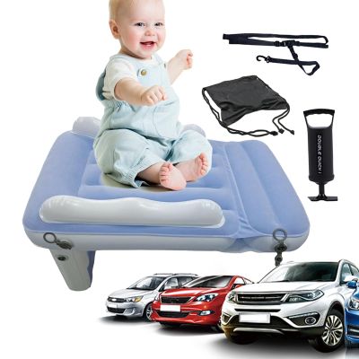 Inflatable Travel Bed for Kids, Airplane Seat Extension