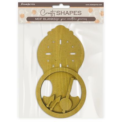 Stamperia - Crafty Shapes for Scrapbooking and More (Gardens of Time, Pendulum Clock)