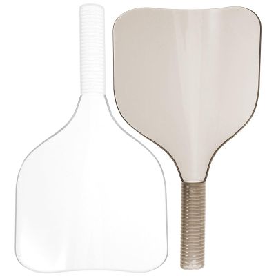 Luxshiny 2-Piece PET Face Shields with Handles for Hair Salons