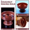 BATHVEVE Round Donut Molds with Non-Stick Coating - 2 Pack view 3