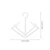 Milisten Foldable Hanging Shoe Rack - 3 Pieces view 2