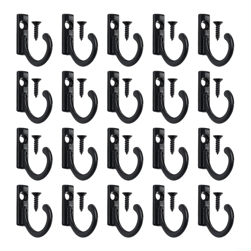 Single Metal Wall Hook for Keys, Hats, Scarves, Towels, Mugs, Kitchenware, Living Room, Bedroom, Closet Organizer