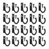 Single Metal Wall Hook for Keys, Hats, Scarves, Towels, Mugs, Kitchenware, Living Room, Bedroom, Closet Organizer view 1
