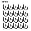 Single Metal Wall Hook for Keys, Hats, Scarves, Towels, Mugs, Kitchenware, Living Room, Bedroom, Closet Organizer view 2
