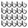 Single Metal Wall Hook for Keys, Hats, Scarves, Towels, Mugs, Kitchenware, Living Room, Bedroom, Closet Organizer view 3