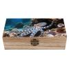 ELUZZIZUT Octopus Wooden Storage Box with Hinged Lid view 1