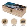 ELUZZIZUT Octopus Wooden Storage Box with Hinged Lid view 3