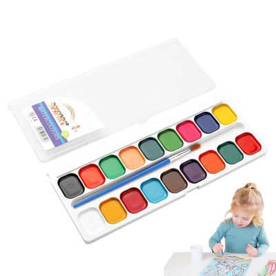 Kids Watercolor Set - Solid Pigment Tablets