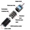 36GP-3650 Micro DC Geared Motor 12V/24V, Forward and Reverse, Adjustable Speed 11RPM–2160RPM, Brushless Planetary Gearbox, High Torque (6mm 5-line, 12V 98RPM) view 3