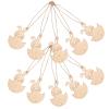Zerodeko Easter Bunny Wooden Ornaments - 10 Pack view 1