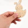 Zerodeko Easter Bunny Wooden Ornaments - 10 Pack view 4