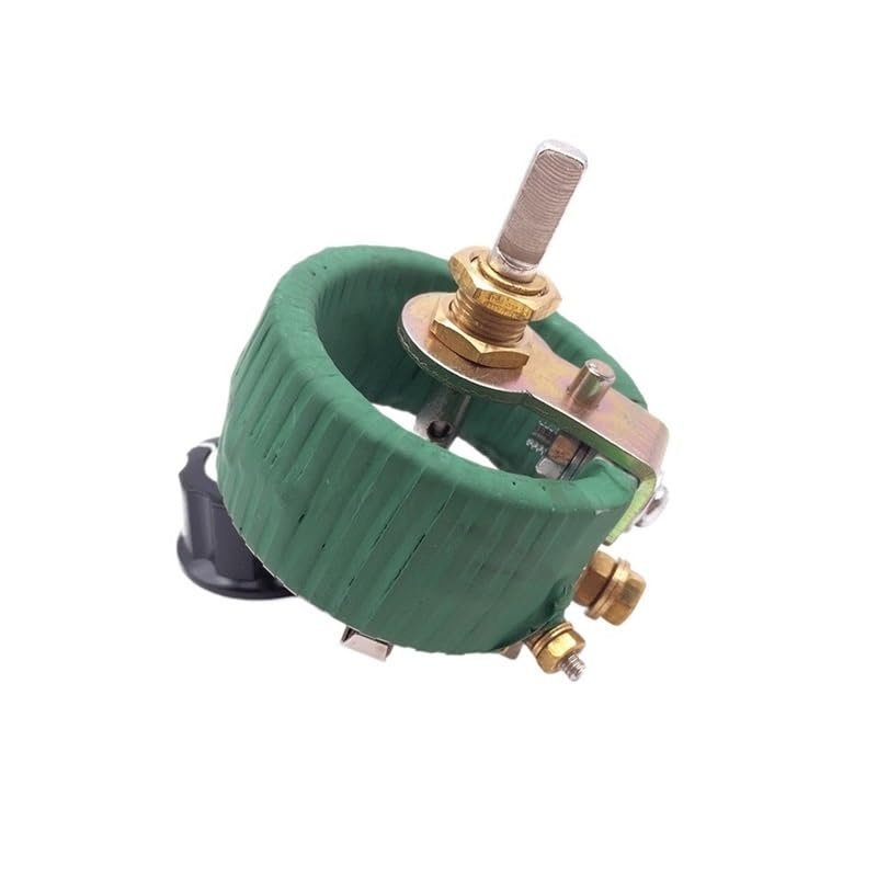 50 W Max. R-200 Ohm BCW High-Power Rheostat, Rotary Variable Wirewound Resistor, Disc-Shaped, Without Base