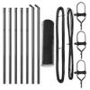 Gray Fence Posts, 10 x 0.4 m, 13 mm Mesh, Steel & PVC view 2