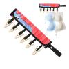Foldable Travel Clothes Hanger with 6 Clips view 1